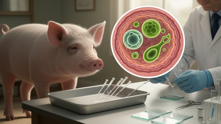 Molecular survey finds widespread Cryptosporidium and limited Giardia in Victorian pigs