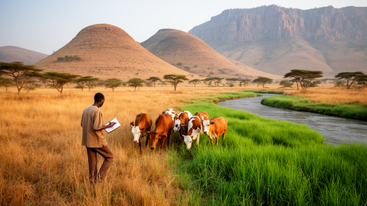Ethiopian river-basin study maps seasonal forage value for cattle