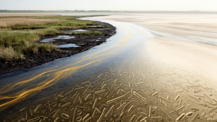 Yellow River estuaries contrast in microbial assembly and carbon cycling