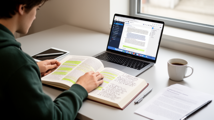 Case study links AI reading workflow to feasibility, not learning gains