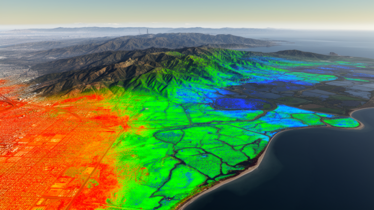 Remote sensing maps apparent heat thresholds for Greater Bay Area carbon sinks