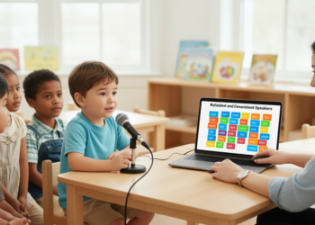 Pilot study maps preschool word retention across speaker reliability and language background