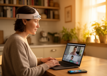 At-Home Brain Stimulation Trial Shows Remote Depression Care Is Feasible, but Active Treatment Matches Sham Control