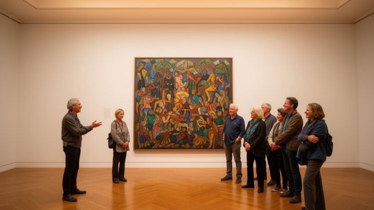 Museum Visits Lower Anxiety Whether You Discuss Art or Just Listen to a Guide