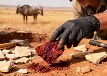 Ancient eland collagen found in 60,000-year-old South African ochre