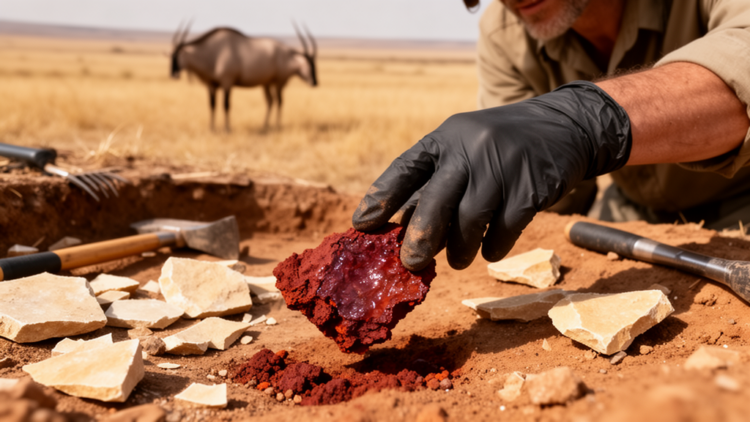 Ancient eland collagen found in 60,000-year-old South African ochre