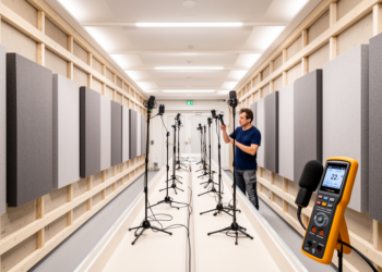 Pilot model shows 22 dB acoustic reduction after corridor retrofit