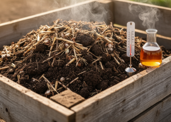 400°C cotton-stalk wood vinegar most strongly enhanced pig-manure compost humification