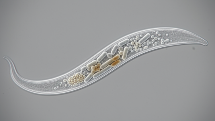 Nematode model reveals bacterial shifts in chronic Pseudomonas infection