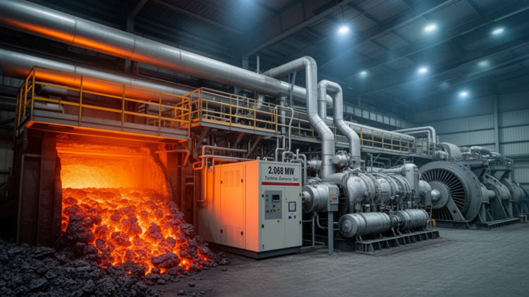 Model links steel-slag waste-heat recovery to 2.068 MW Rankine-cycle power