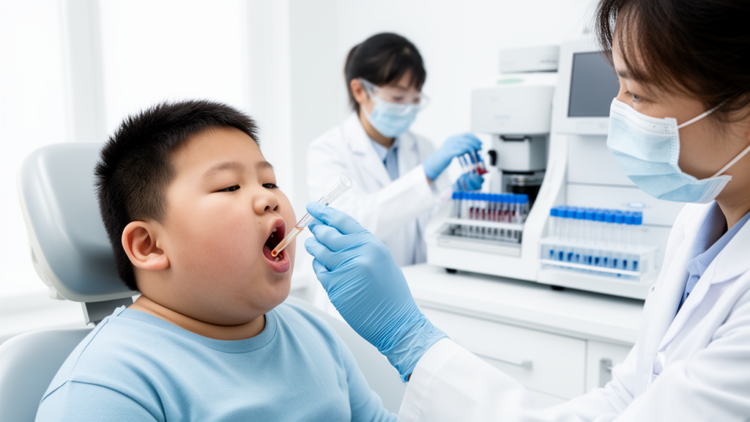 Metagenomic analysis of oral microbiota in Chinese children with obesity
