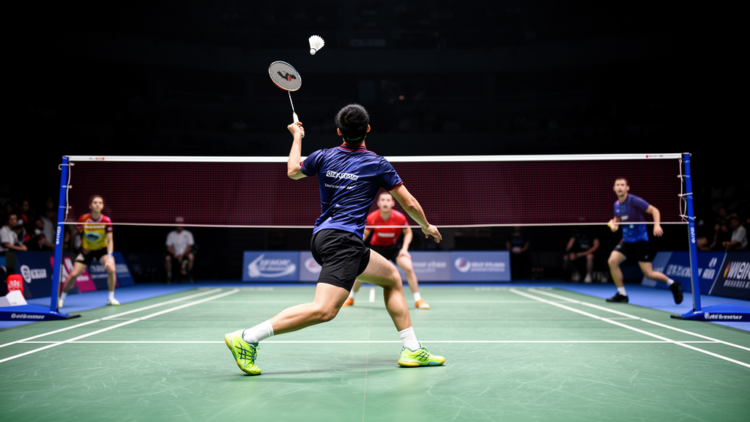Elite badminton players show altered lower-limb coordination during backhand footwork