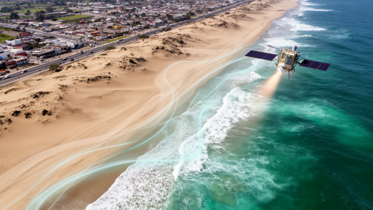 Satellite study maps Hurricane Erick impacts and projects Oaxaca shoreline change through 2045