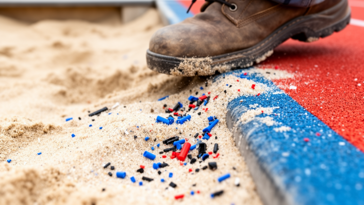 Sandpits reveal microplastics shed from sports surfaces in Polish case study