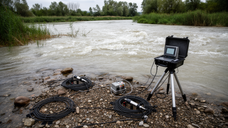 Seismic stations detect Tagliamento flood signals up to 3 kilometers away