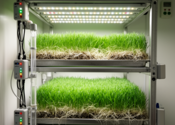 IoT Hydroponic Cell Grows Cattle Fodder With Untreated Tap Water