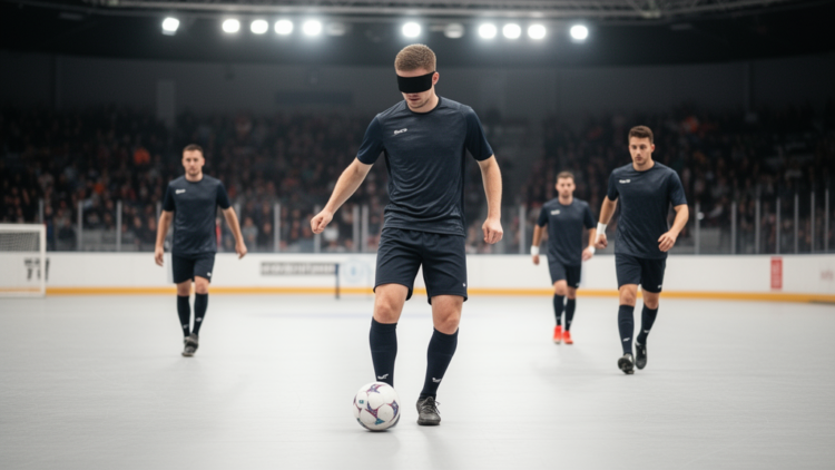 Blind football team shows striking foot-use asymmetry, study finds