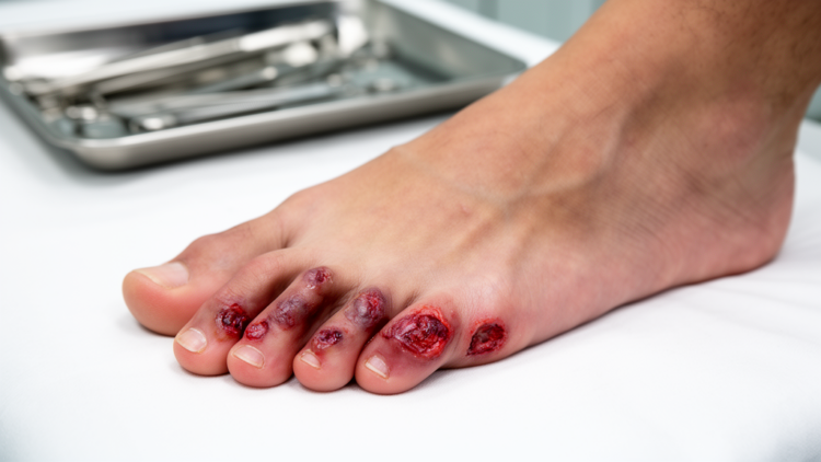 Chinese diabetic foot ulcers cluster around toes, survey reveals