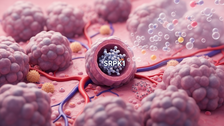 SRPK1 shows tumour-specific associations with survival and predicted chemotherapy response