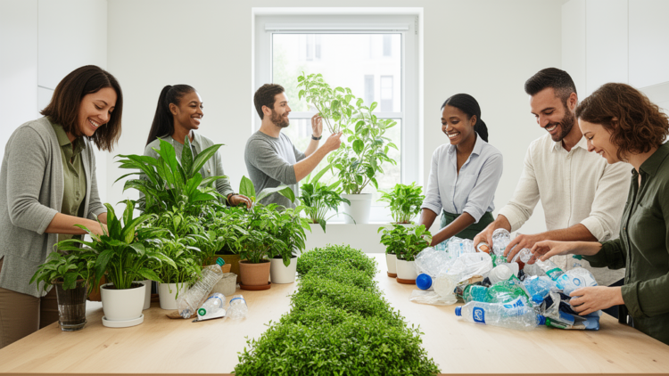 Review maps links between employee flourishing and green workplace behavior