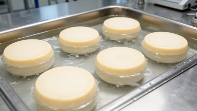 Gel-brine study finds selected 2% salt cheeses remain intact