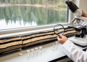 Lake Sediments Link 4,500-Year Fire History to Moisture Variability