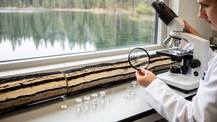 Lake Sediments Link 4,500-Year Fire History to Moisture Variability