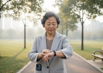 Smart wearable ownership tracks fewer depressive symptoms in older Chinese adults