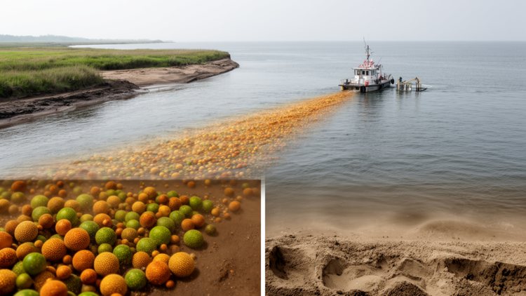 Bohai Sea pollen dataset compares river sources with marine sinks