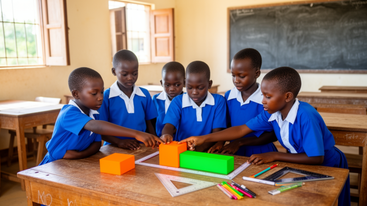 Ghanaian pupils see squares but miss rectangle properties