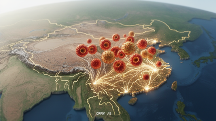 Phylogenetic analysis traces CRF01_AE’s decades-long spread across Asia