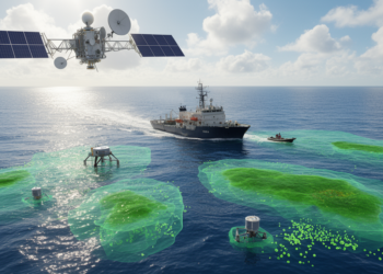 Satellite, field and model study maps asymmetric Indian Ocean phytoplankton response