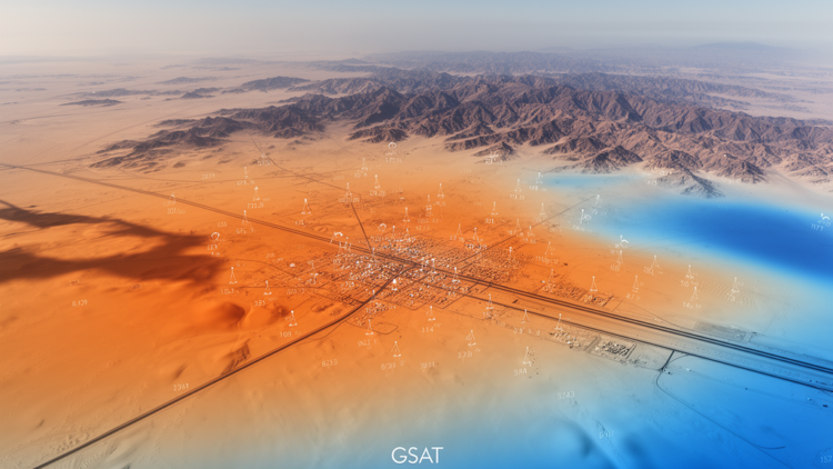 GSAT improves synthetic UAE temperature generation beyond Gaussian benchmarks