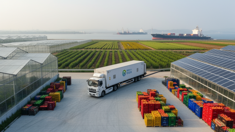 Regional value-chain links associate with lower carbon intensity in China’s agri-food exports