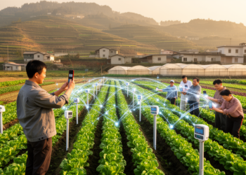 Evolutionary model identifies thresholds for agricultural data participation in China