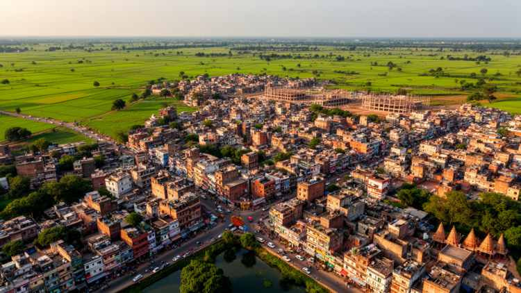 Cooch Behar’s built-up area expanded 180% from 1990 to 2022