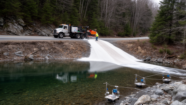Reservoir model links targeted road-salt cuts to Wachusett water quality