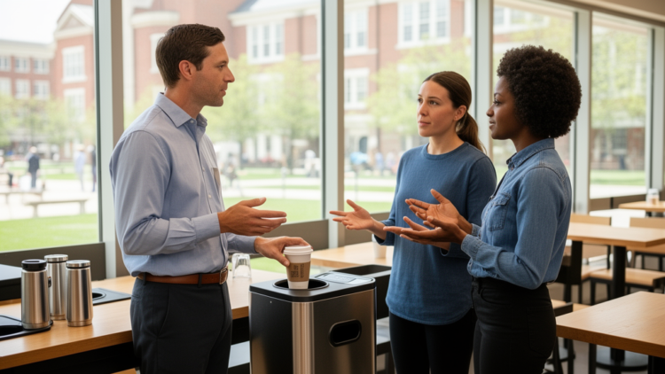 UCL cup pilot interviews identify barriers and enablers of reusable-cup returns