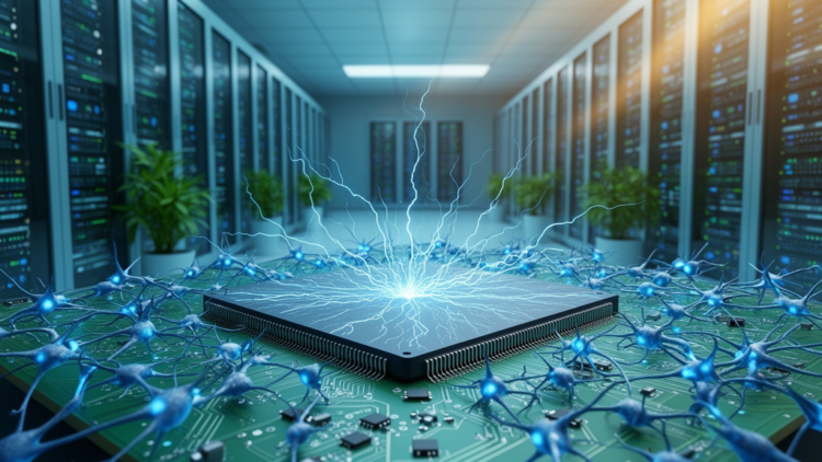 Research report: Building brain-inspired semiconductor chips for smarter, greener data centres