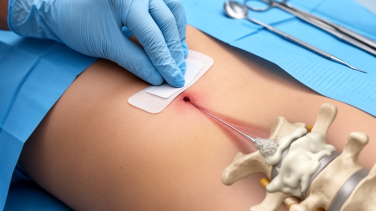 Puncture-site closure linked to early wound events after vertebroplasty