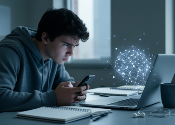 AI Dependency Linked to Student Anxiety and Digital Stress in Network Study