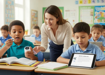 Scoping review maps AI roles in primary English education