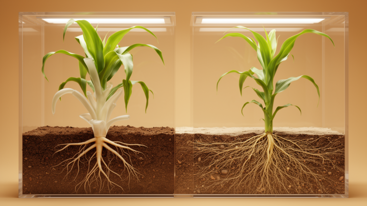 Silicon and mycorrhizal fungi shape maize drought response differently