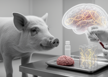 Pig stress study maps long noncoding RNA across blood, saliva and brain