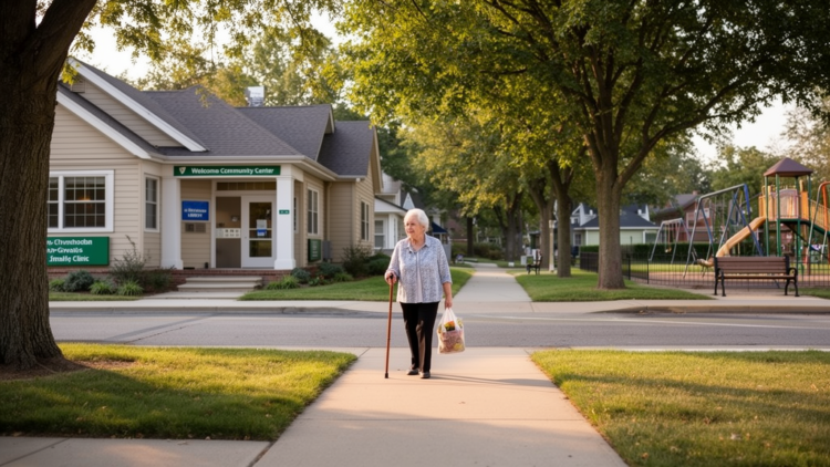 Systematic review finds no simple link between neighbourhood resources and late-life depression