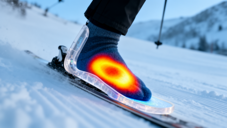 Plantar pressure patterns offer a partial window into skiing experience