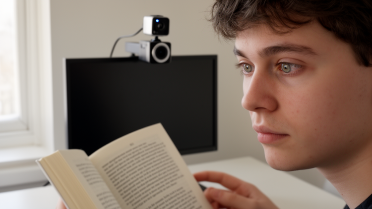 Webcams Track Reading Effects, but Noisy Eyes Limit Precision