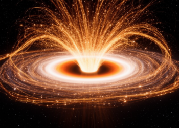 Solar-Storm-Like Eruption Observed Near a Supermassive Black Hole