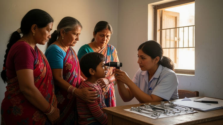Nepal caregivers describe barriers to school eye-screening referrals