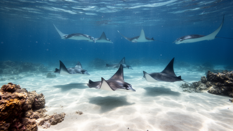 Juvenile manta rays stay coastal as adults migrate beyond protected reserves